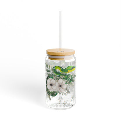 Floral Smooth Green Snake