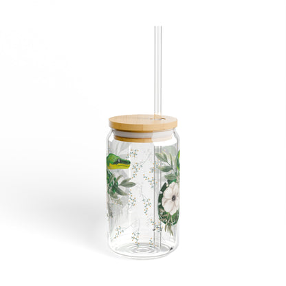 Floral Smooth Green Snake
