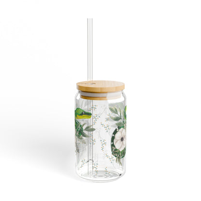 Floral Smooth Green Snake