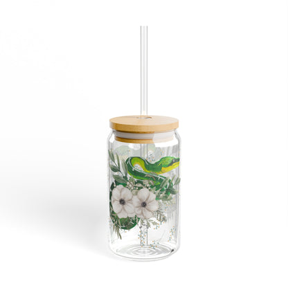 Floral Smooth Green Snake