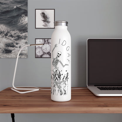 IDGAF - Slim Water Bottle